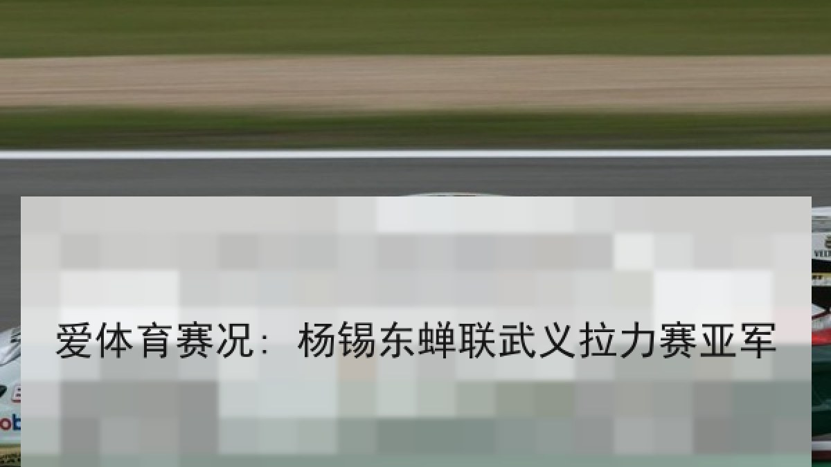爱体育赛况: 杨锡东蝉联武义拉力赛亚军